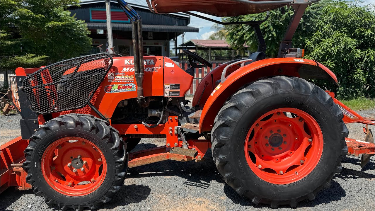 รถไถm6040 คูโบต้า60เเรง สีเดิมๆ ใครหาอยู่รีบเลย 💵365000 ☎️0644049068