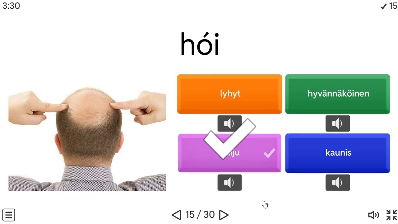 Luyện từ vựng tiếng Phần Lan theo chủ đề: MIÊU TẢ VỀ NGƯỜI | NGÀY 19 #suomikieli #finnish