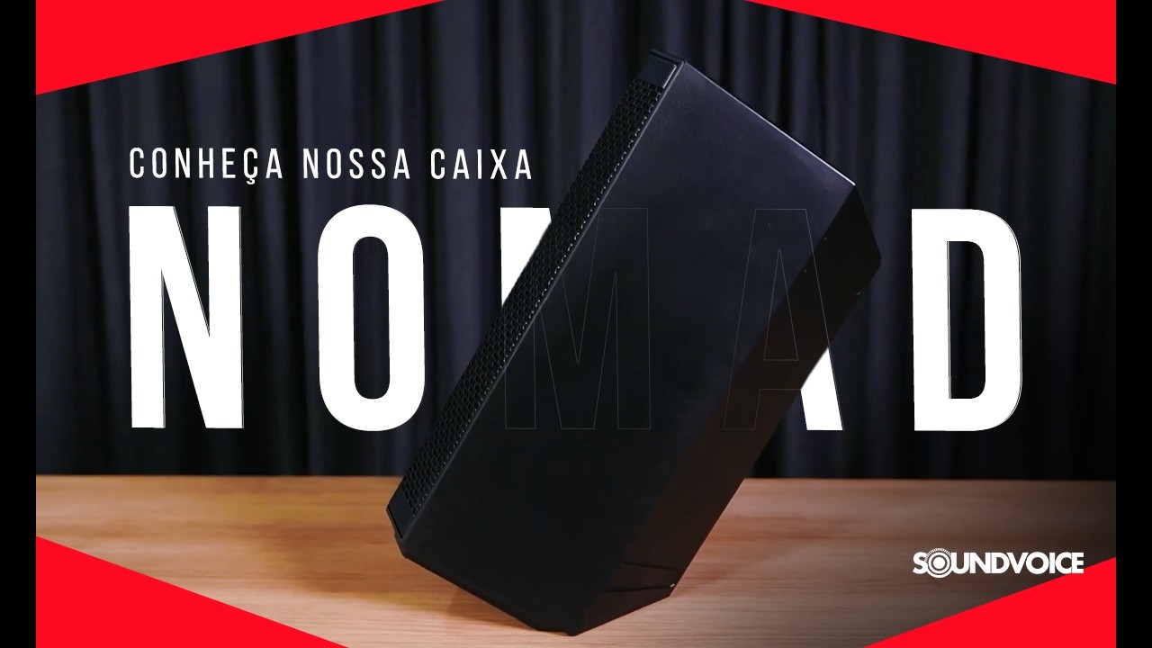 CAIXA DE SOM ATIVA SOUNDVOICE NOMAD 10: Review Técnico | 200W de Potência e Woofer de 10 polegadas