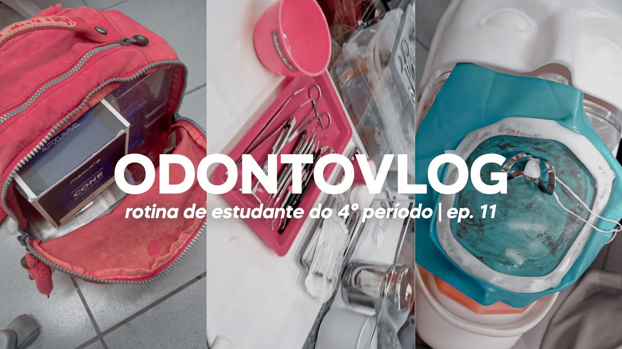 ODONTOVLOG #11: primeira aula de endodontia (nunca levei tanto material) | Odonto Energy