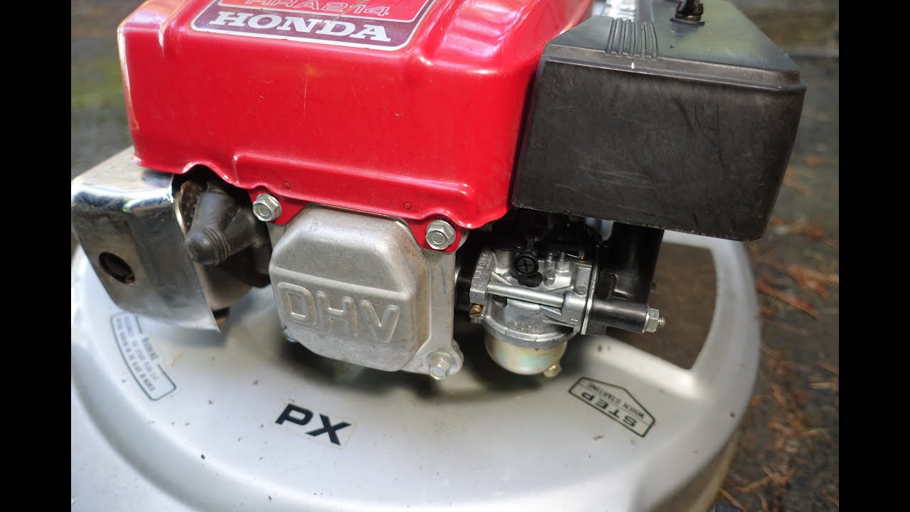Rebuilding a Carburetor on a Honda HRA 214 Lawnmower