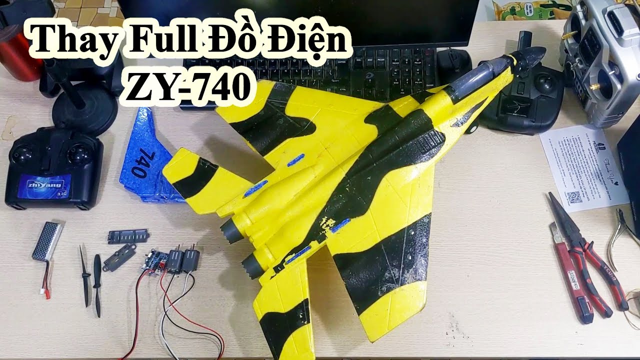 Hướng dẫn sửa máy bay Zy740 từ A-Z. #RC #Planes #Aircraft #Jet #Shorts #MayBayRC #Mohinh