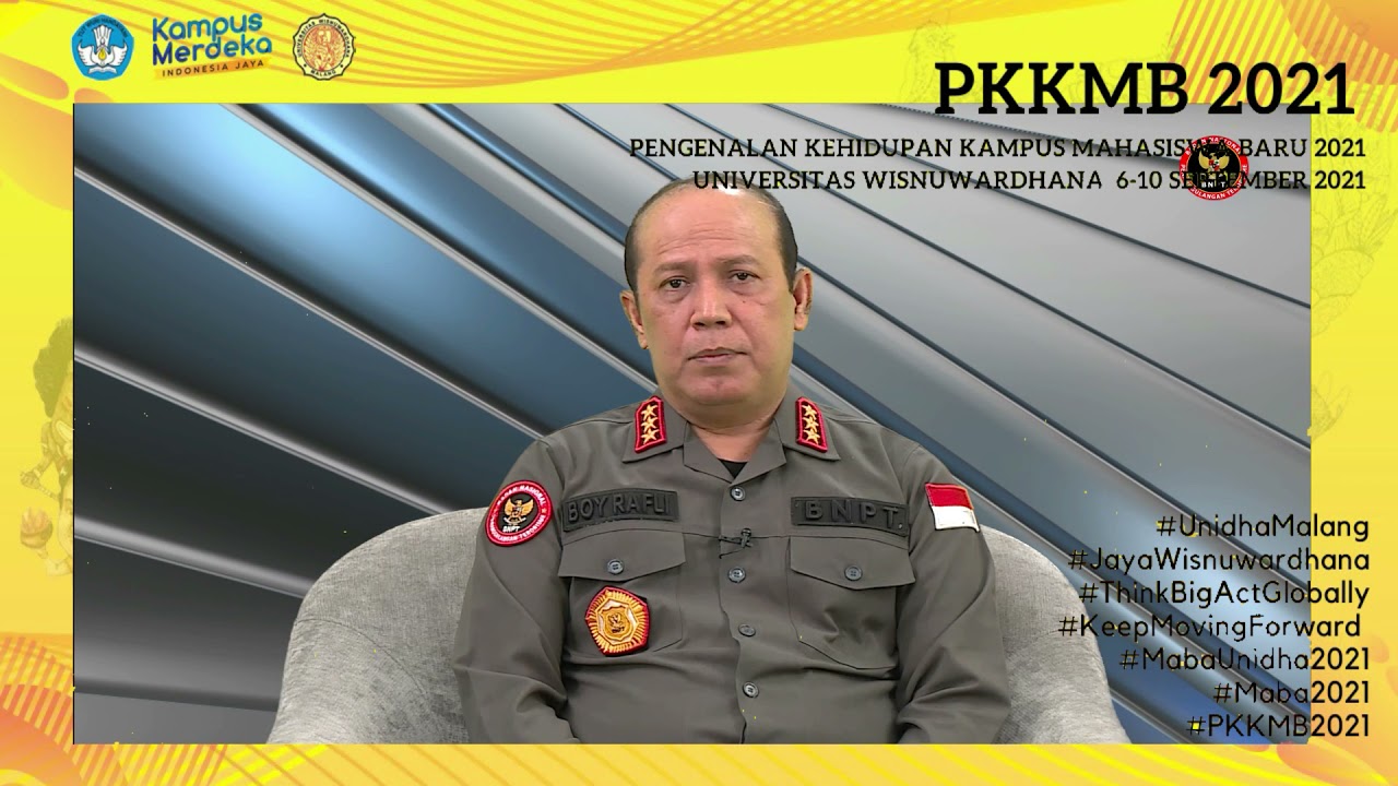 PKKMB 2021 UNIDHA MALANG: BAHAYA TERORISME