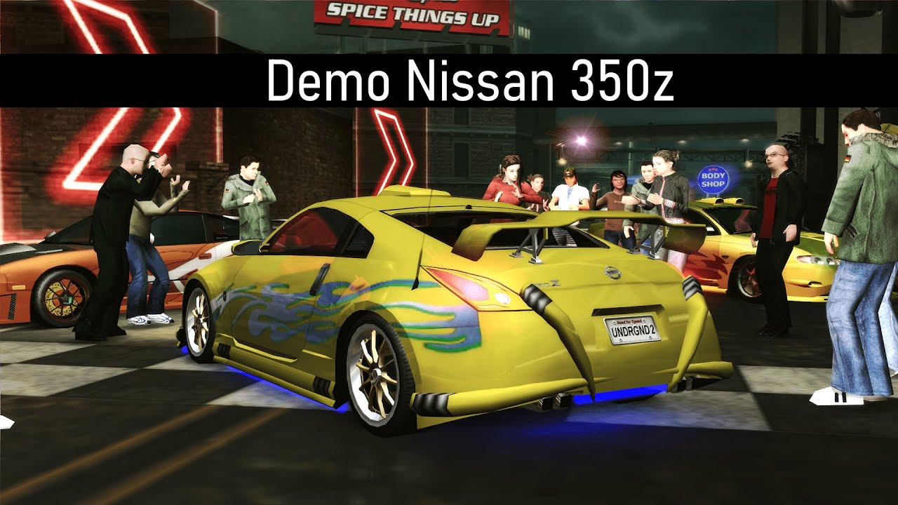 NFS Underground 2 |  Demo Nissan 350z Modifiyesi / Customization