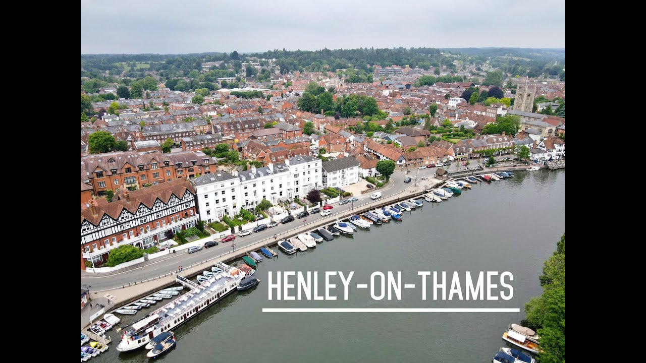 The Beauty of Henley-on-Thames from the Air | 4K Cinematic Drone | England, UK