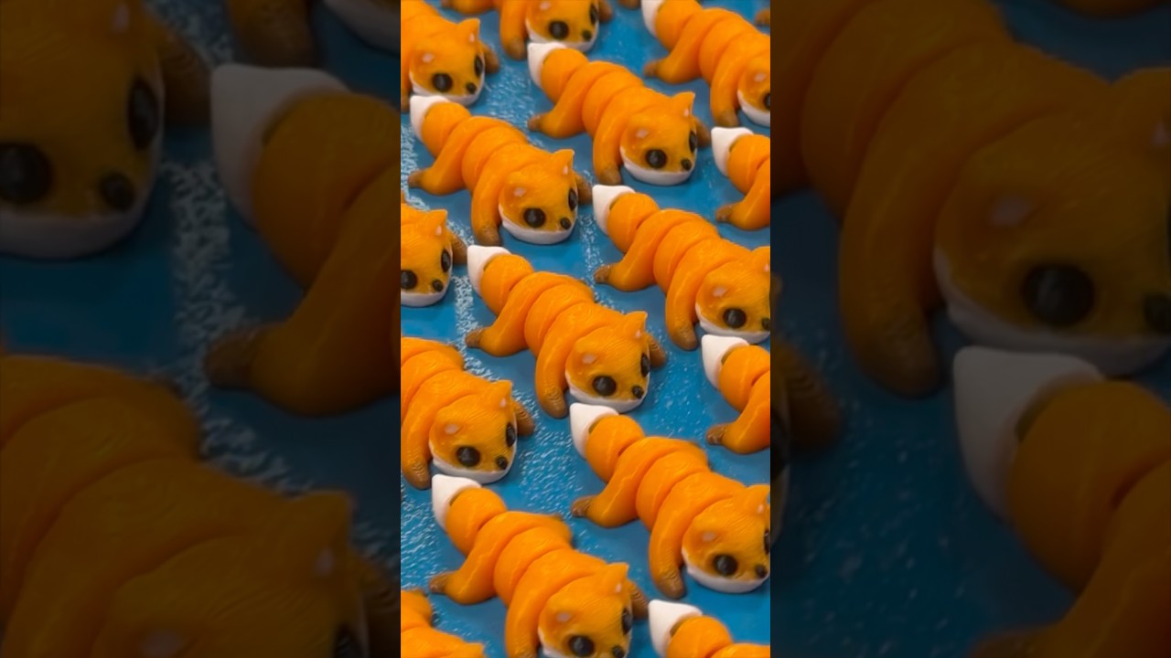 Twiggly Fox 🦊 Best anxiety relief animal pocket toys! #3dprinting #toys #fox