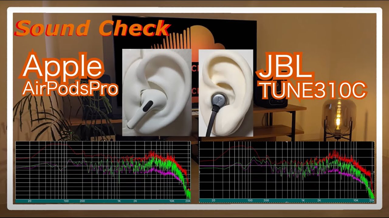 Apple AirPodsPro vs JBL TUNE 310C [TWS IEMs In-Ear Sound Comparison]完全ワイヤレスイヤホン