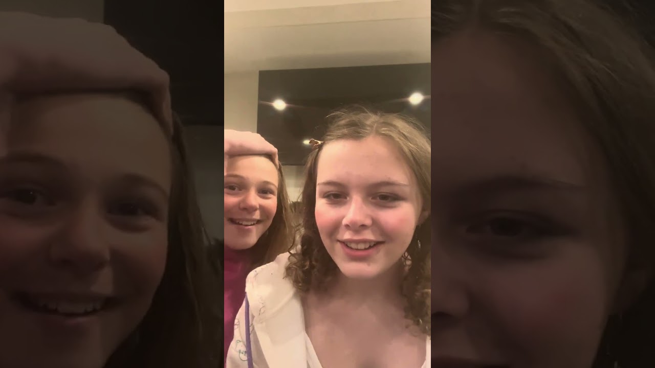 Putting on our make up ￼