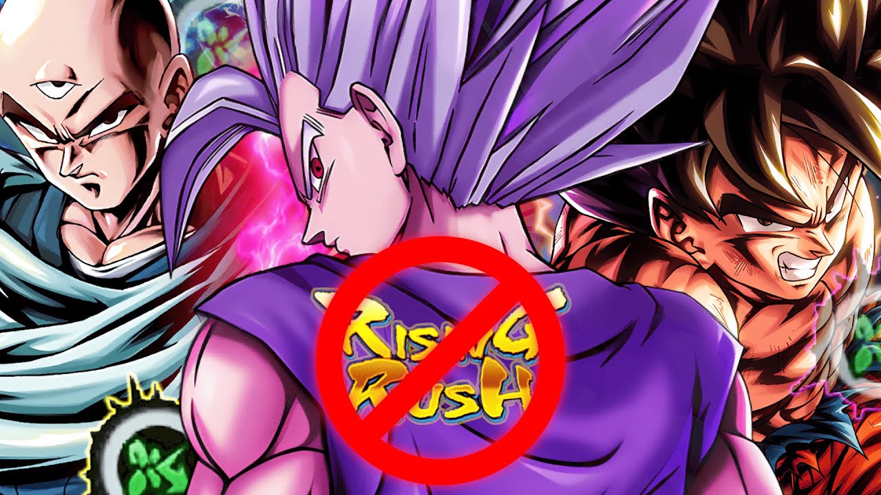 ¡EL EQUIPO MÁS TRAMPOSO DE TODOS, NO PUEDES USAR RISING! (Dragon Ball Legends)