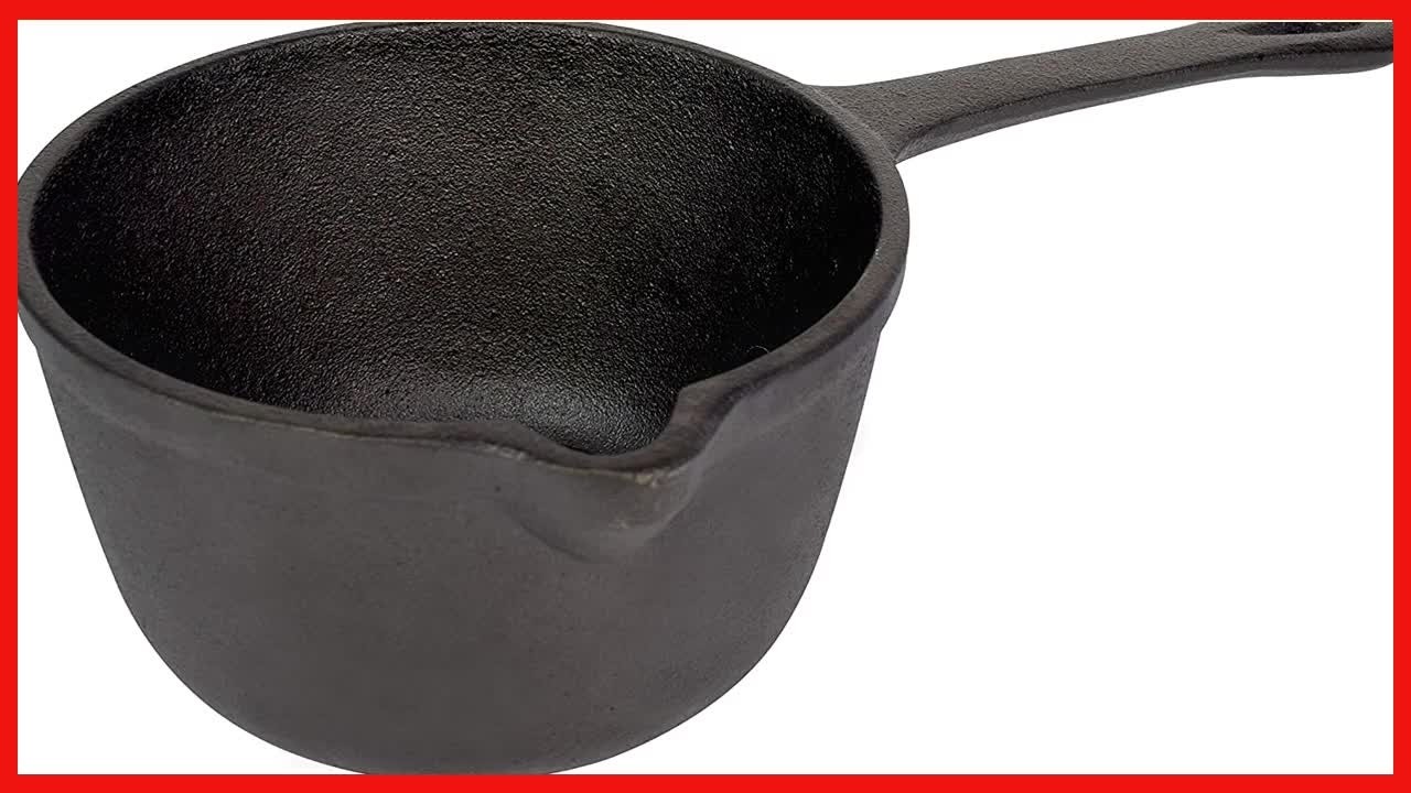Jim Beam Pre-Seasoned Cast Iron Basting Pot: Durable, Versatile, and Perfect for Every Kitchen