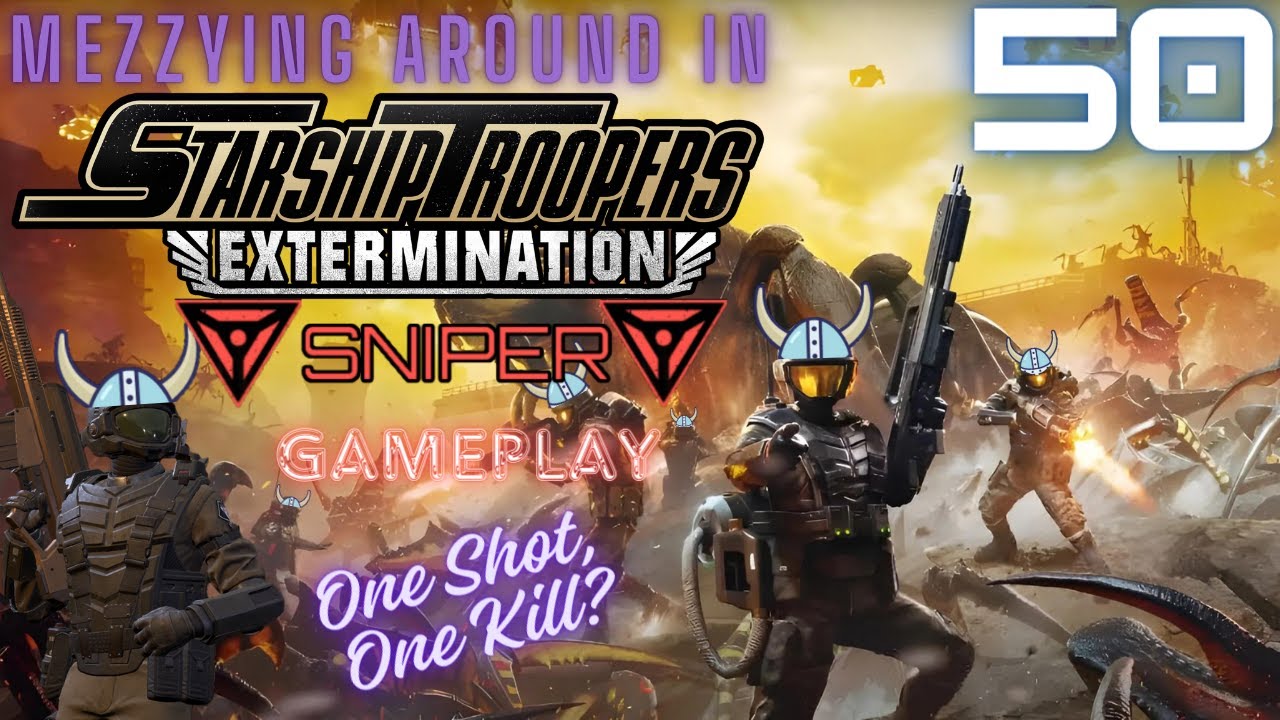 Starship Troopers Extermination Sniper Gameplay - One Shot, One Kill?