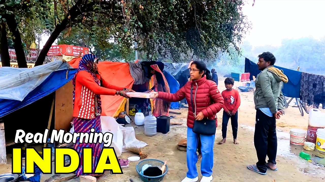 POV: Can’t Believe This Is Real India 🇮🇳 | Old Women Hut in Open Ground | 4K Silent Documentary