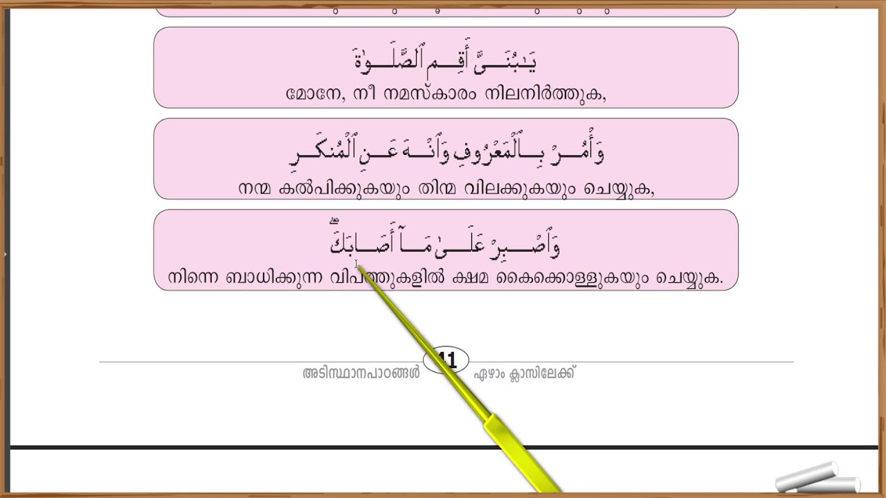 STD 7 QURAN PADANAM CH 6 MEANING  KMEBMAJLISONLINEGUIDE