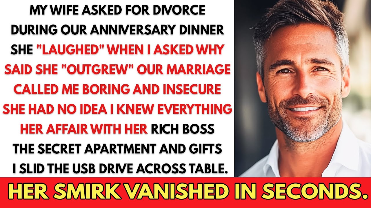 My Wife Asked For Divorce At Our Anniversary Dinner; She Stopped Laughing When I Showed Her...