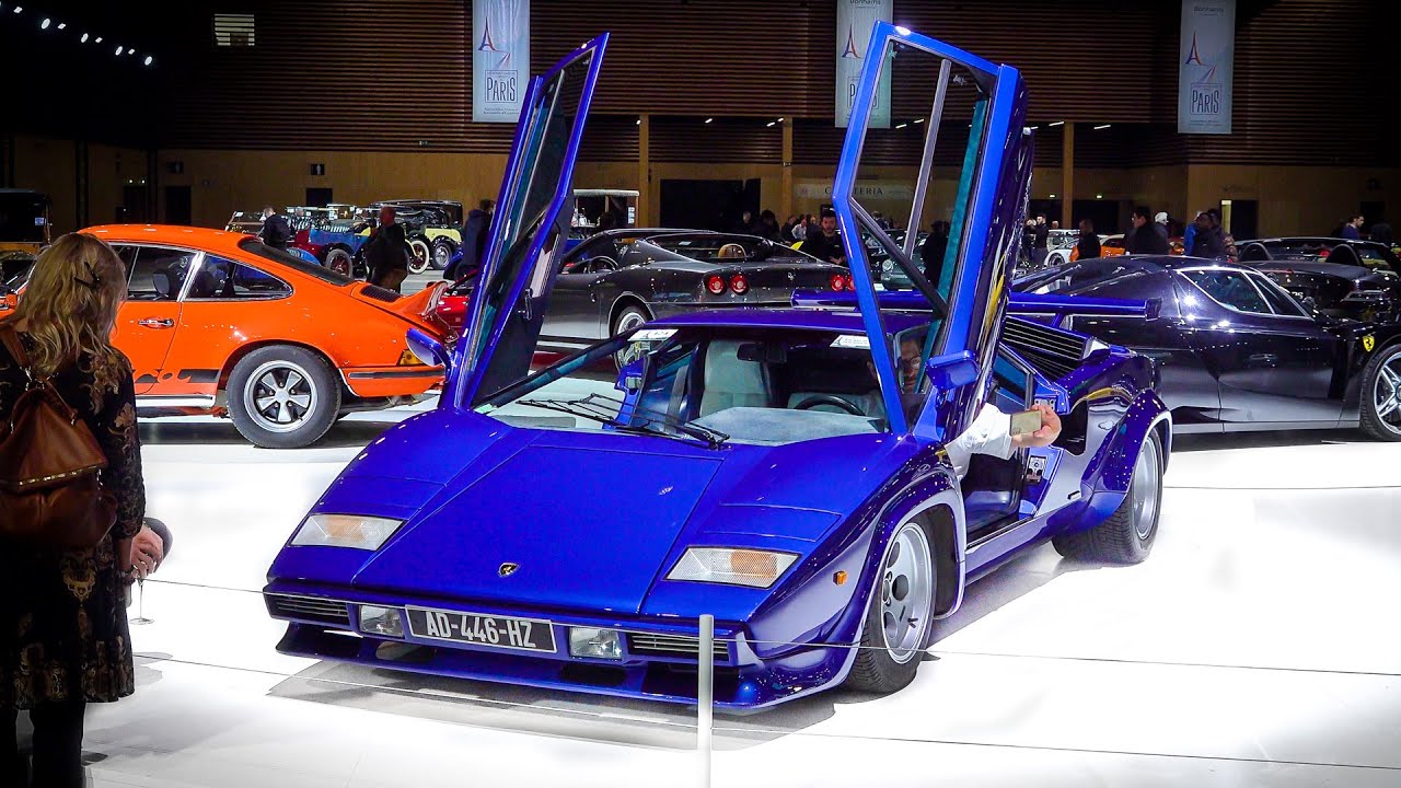 BONHAMS auction PARIS 2024. Ferrari Enzo, Countach, Carrera GT, SLR McLaren, BMW E9 CSL
