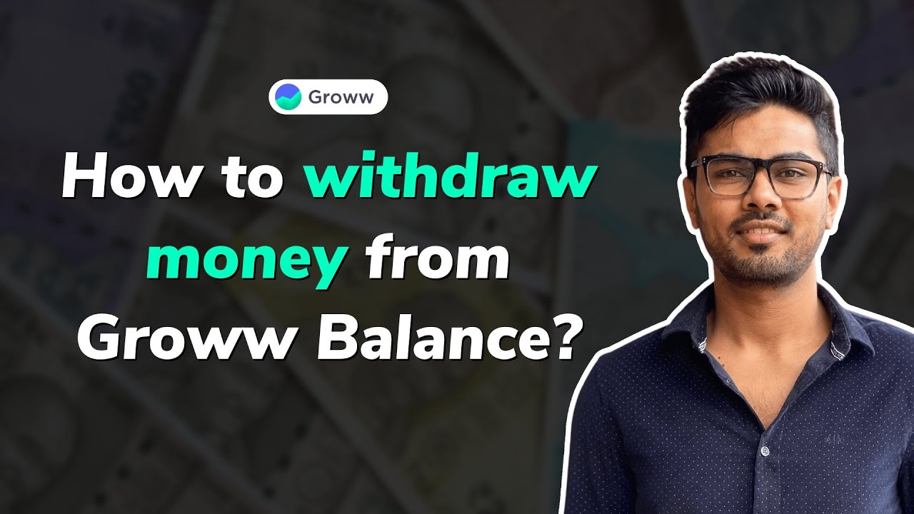How to withdraw money from Groww Balance? (English)