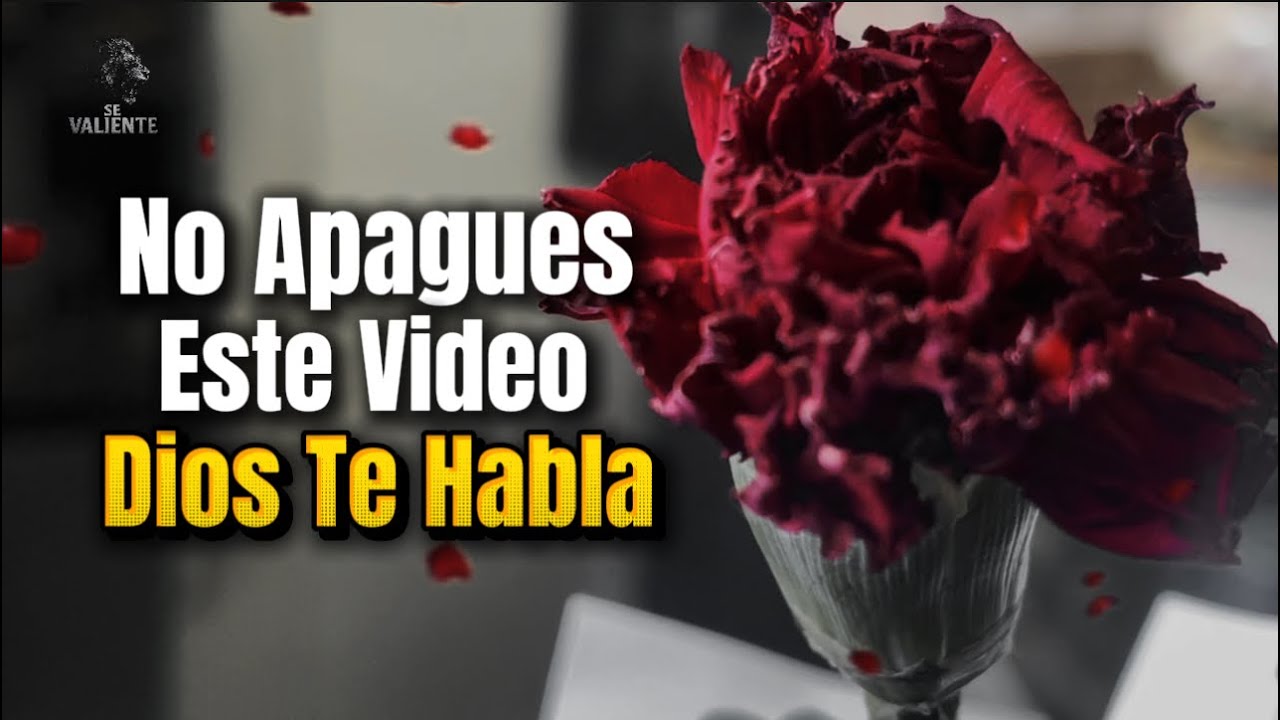 Urgente DIOS TE HABLA No apagues este video