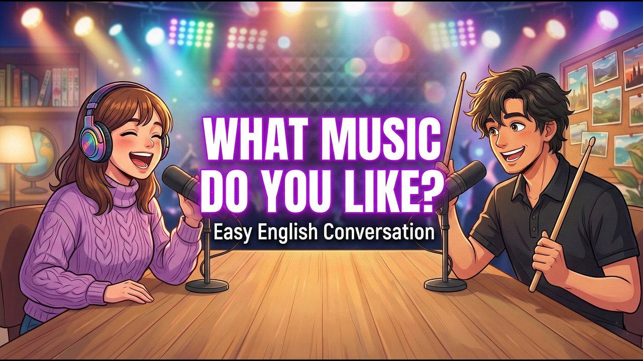 Learn English: Music & Concerts 🎶🎸 | Easy English Conversation Practice | VocalVibe English