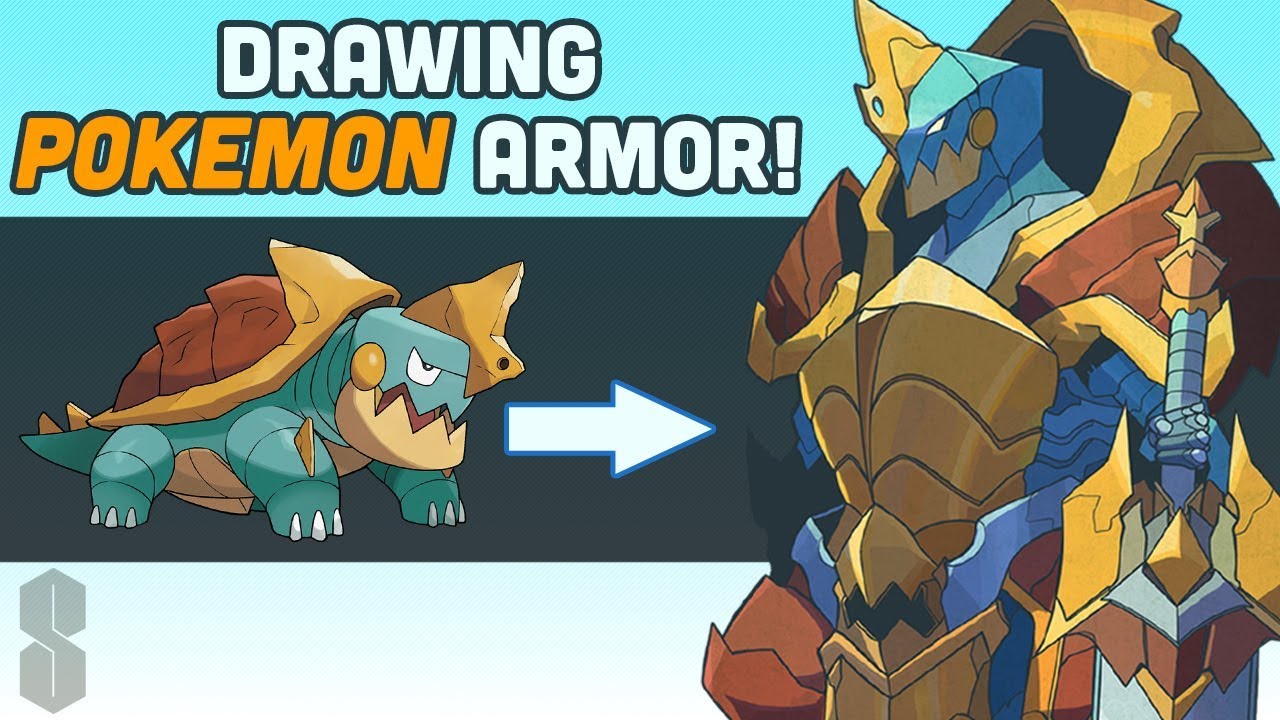 Drawing Armor Sets Based off of Pokemon!