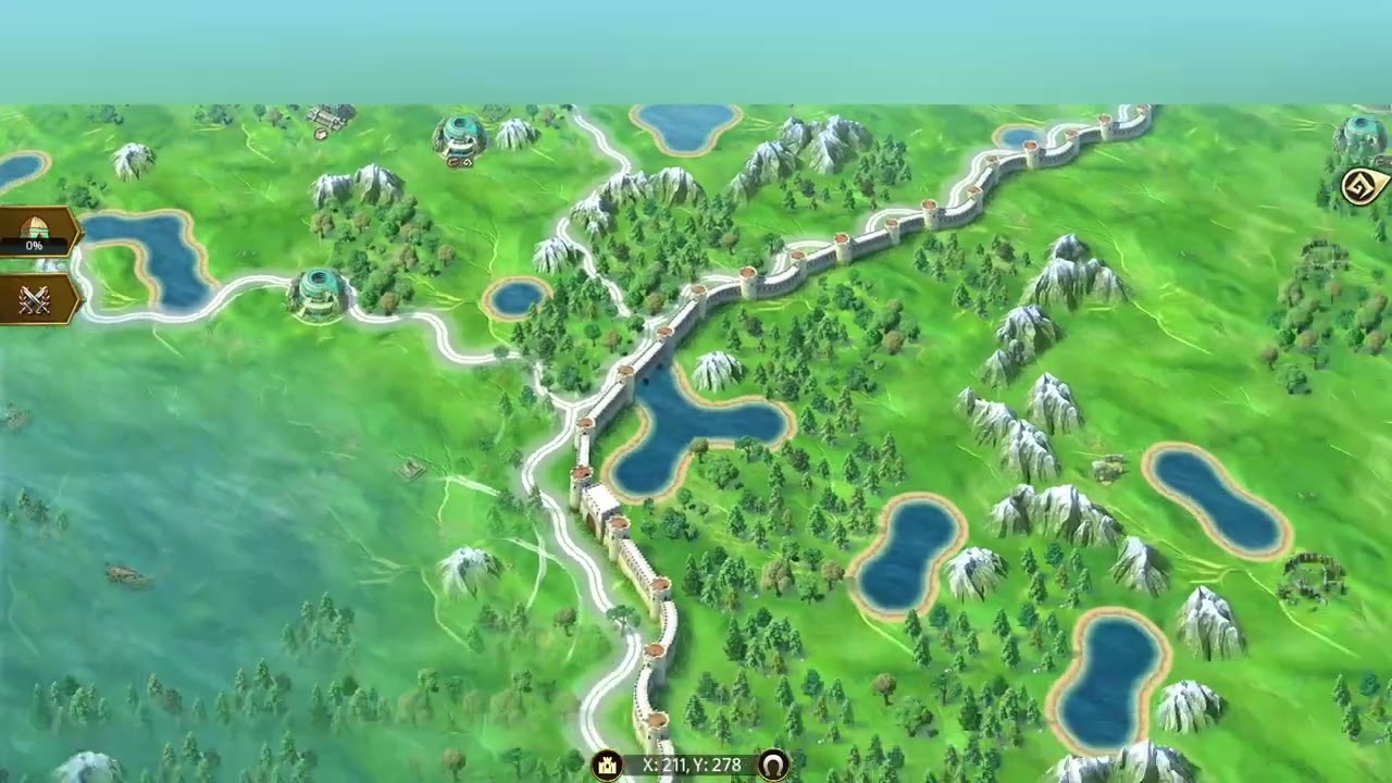 March of empire Atlantis Throne 1vs2