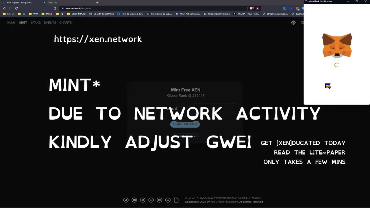 HOW TO MINT #XEN on #bsc