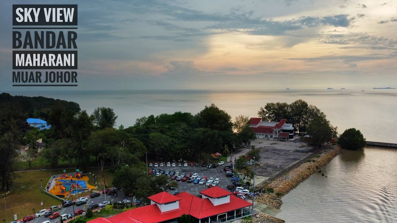 bandar maharani | bandar diraja | muar johor - drone view