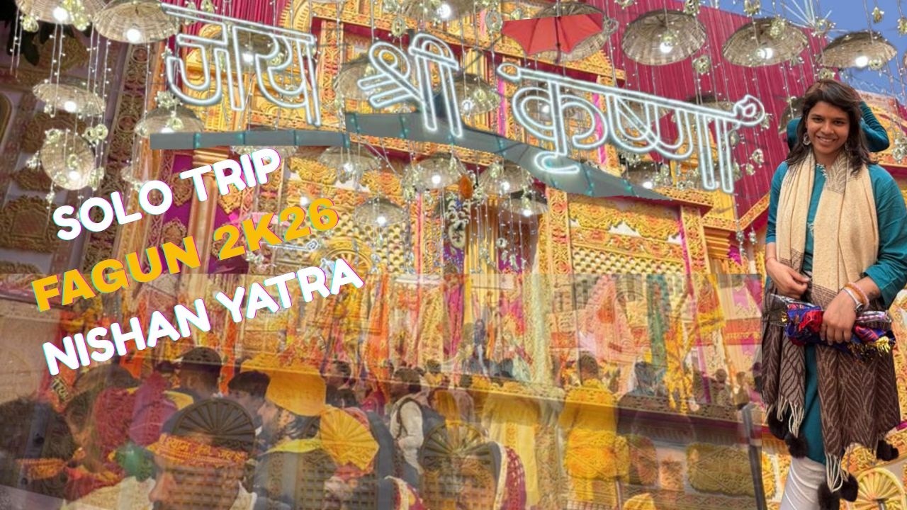Fagun 2k26 🙏🏻🥹 ||Khatu shyam || Nishan yatra || SOLO TRIP ||Ananya Goenka