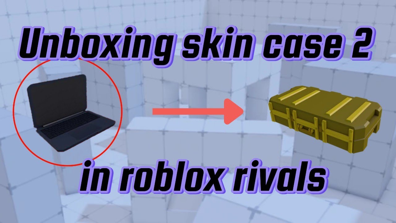 Getting the laptop skin in roblox rivals!