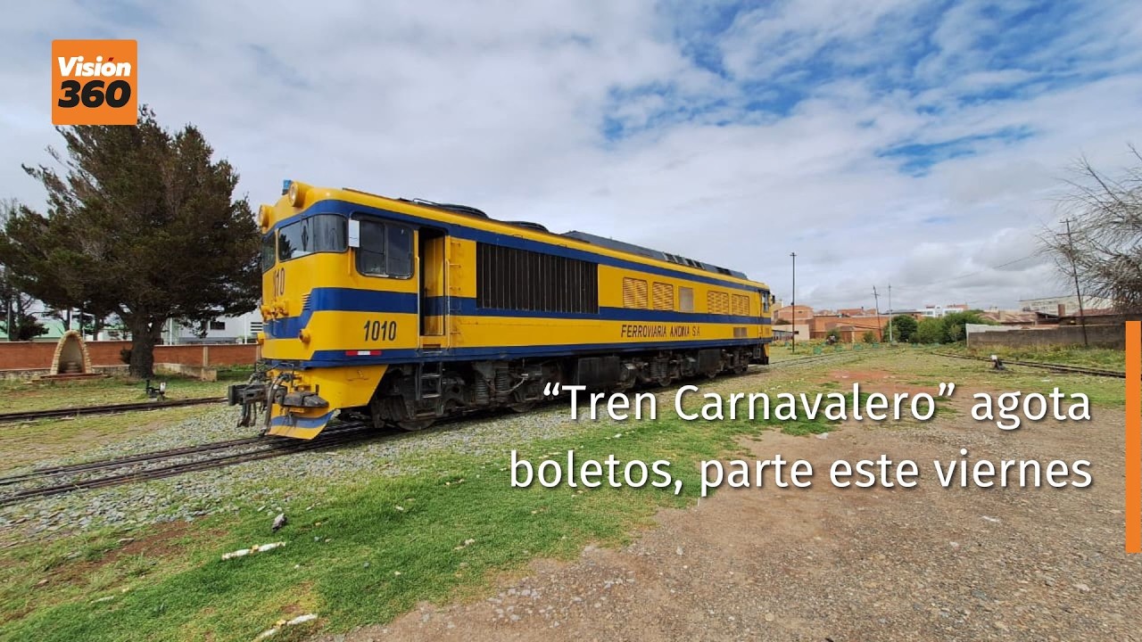 “Tren Carnavalero” agota boletos, parte este viernes a Oruro al mediodía