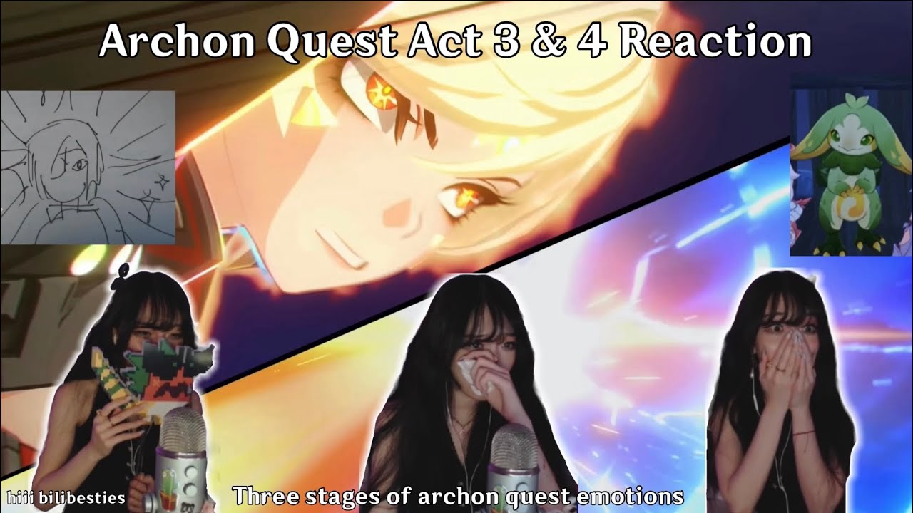 The tears are back || Natlan Archon Quest Act 3 & 4 Reaction