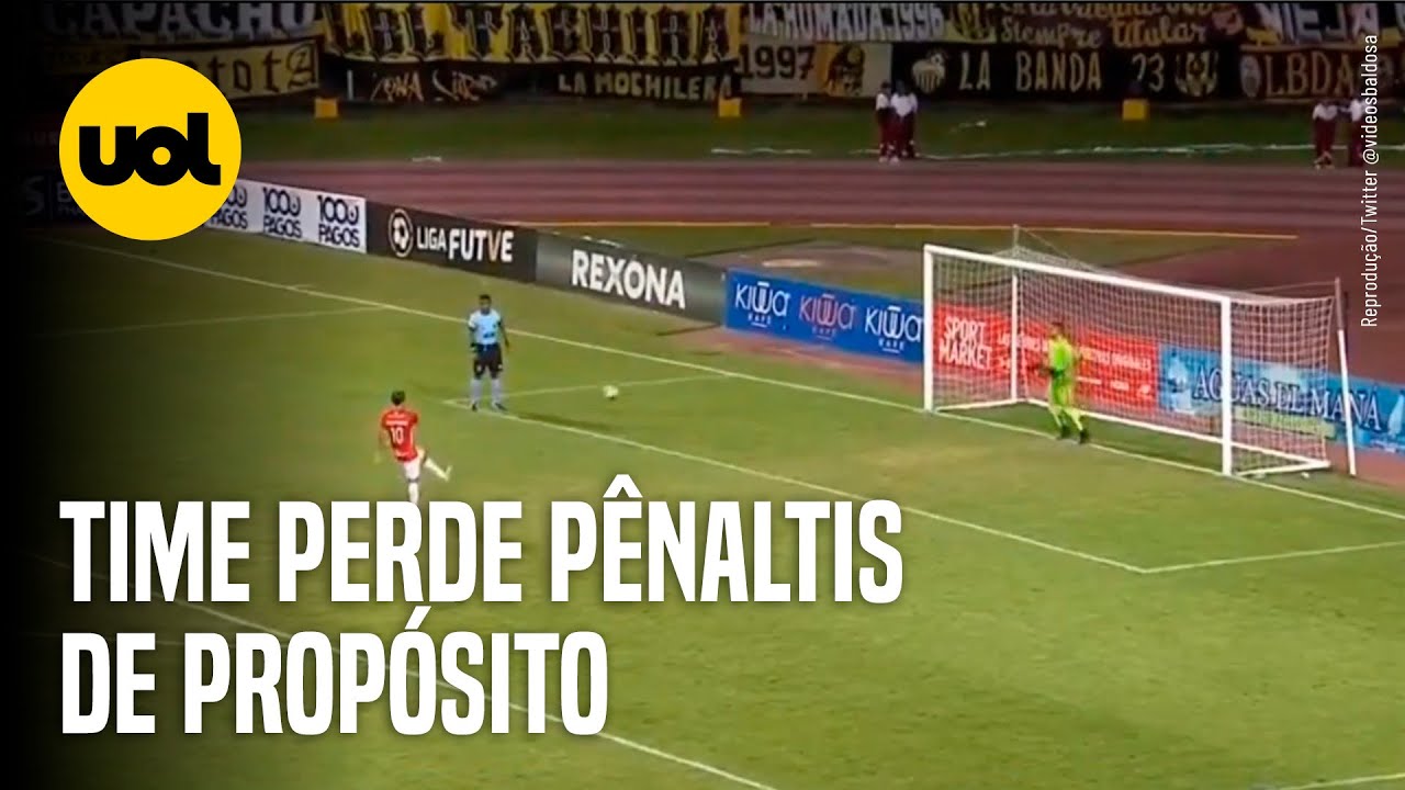 TIME SE REVOLTA COM GOL ANULADO E ERRA PÊNALTIS DE PROPÓSITO NA VENEZUELA