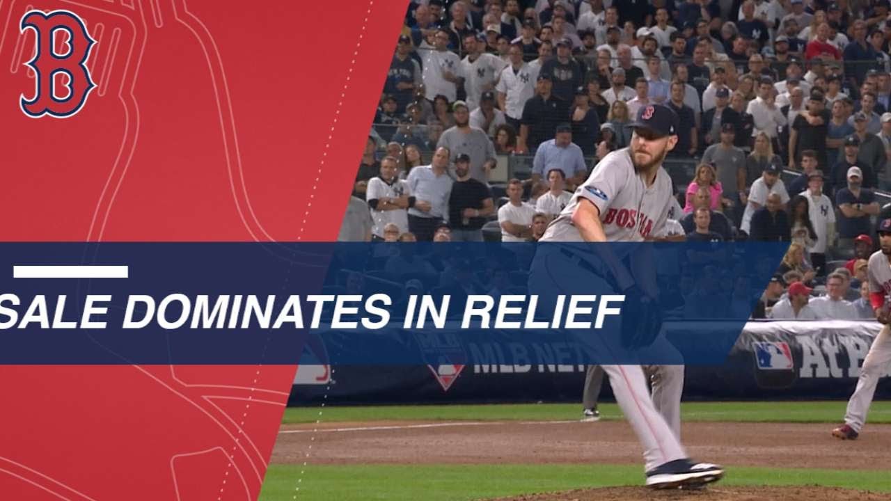 Sale tosses dominant 8th inning in relief