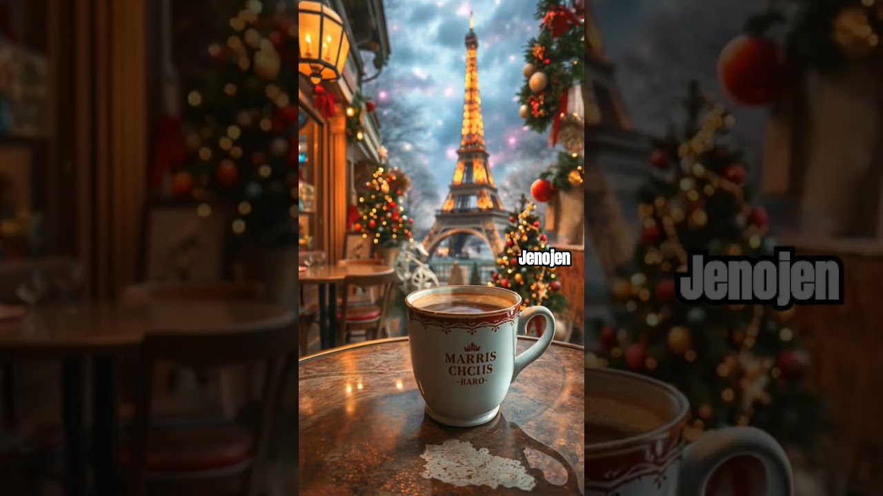 Bonjour ! Caf&eacute; ☕️ #caf&eacute;  ( created with Ai) #paris #coffee #shorts