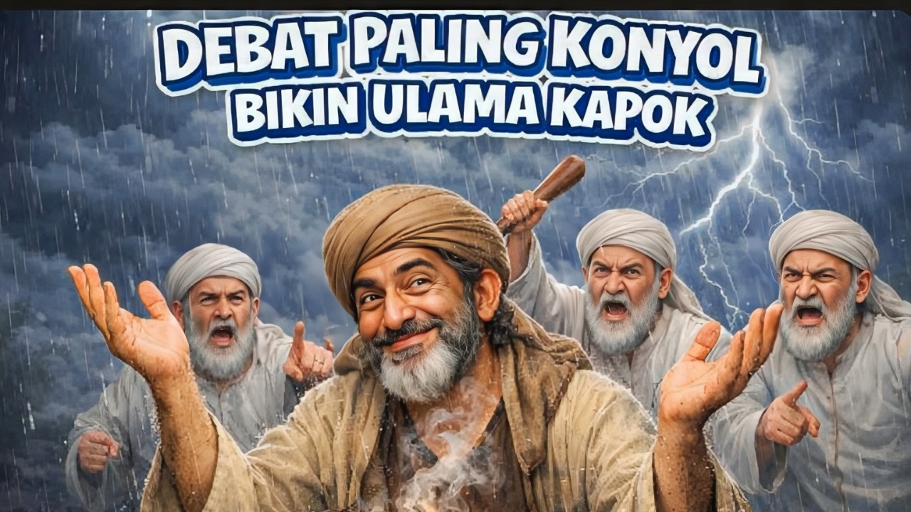DEBAT PALING KONYOL BIKIN ULAMA KAPOK - HUMOR SUFI ABU NAWAS