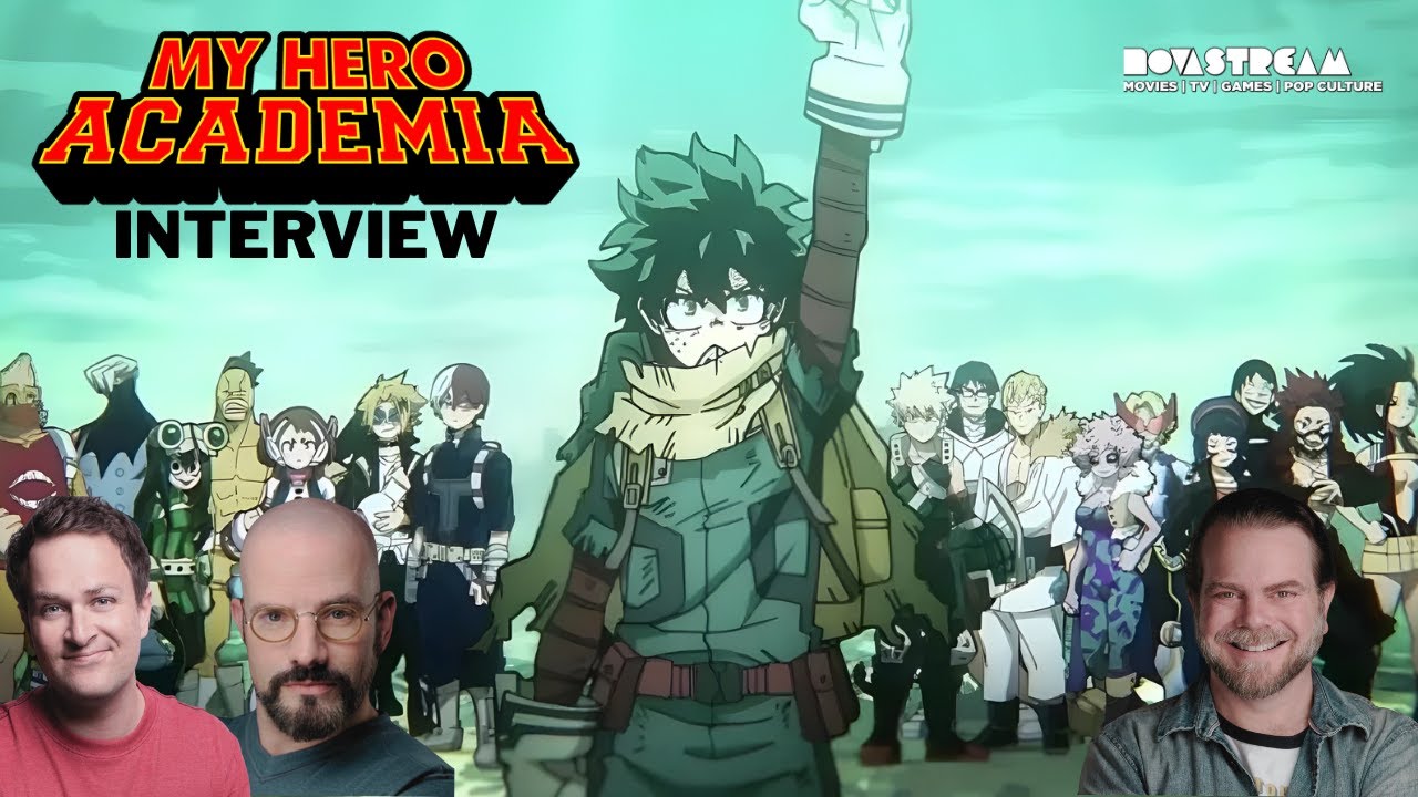 MY HERO ACADEMIA | Christopher Wehkamp, Justin Cook + J. Michael Tatum talk Season 8 | INTERVIEW