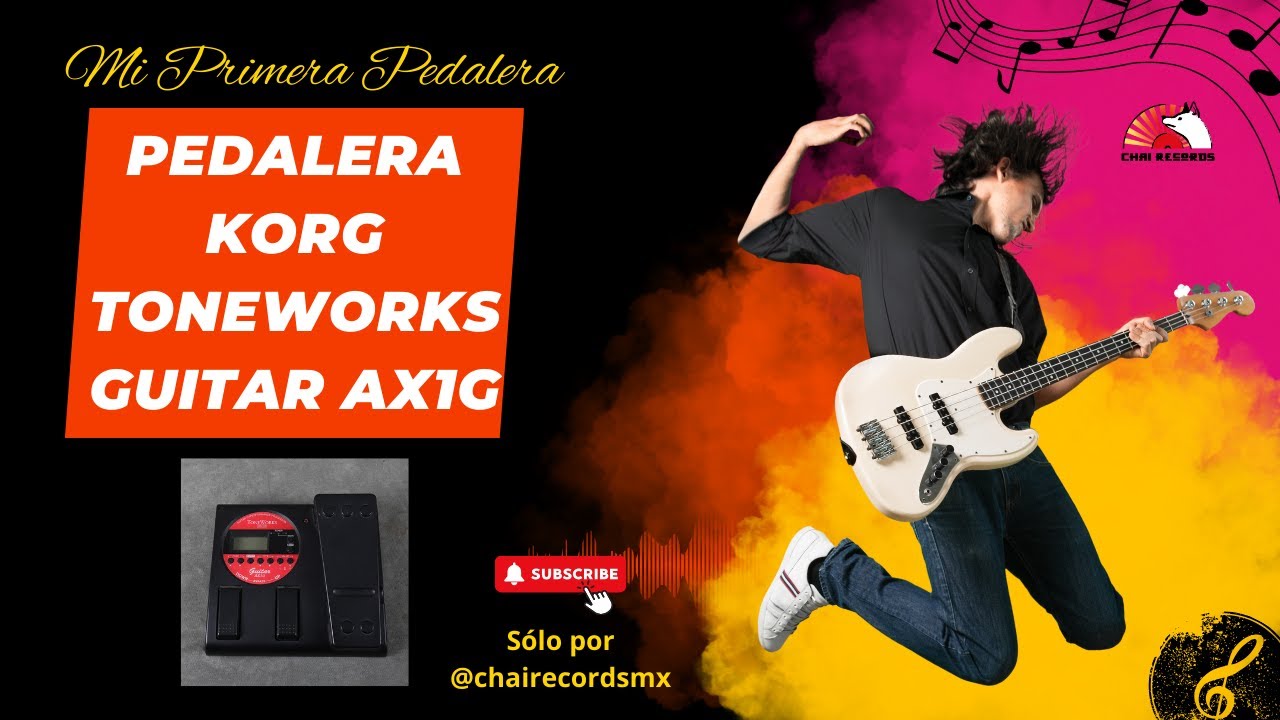 PEDALERA KORG TONE WORKS AX1G - STUDIO GEAR TEST - CHAI RECORDS #shorts #short #shortsvideo #artist
