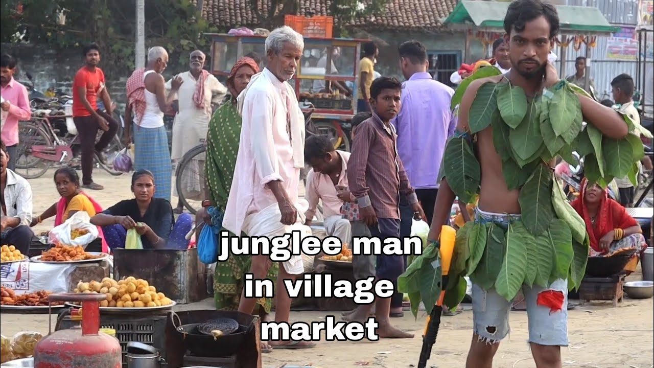 Gunglee man in village market😂🤣 |public reactions|prank video| @Pr.Raushan