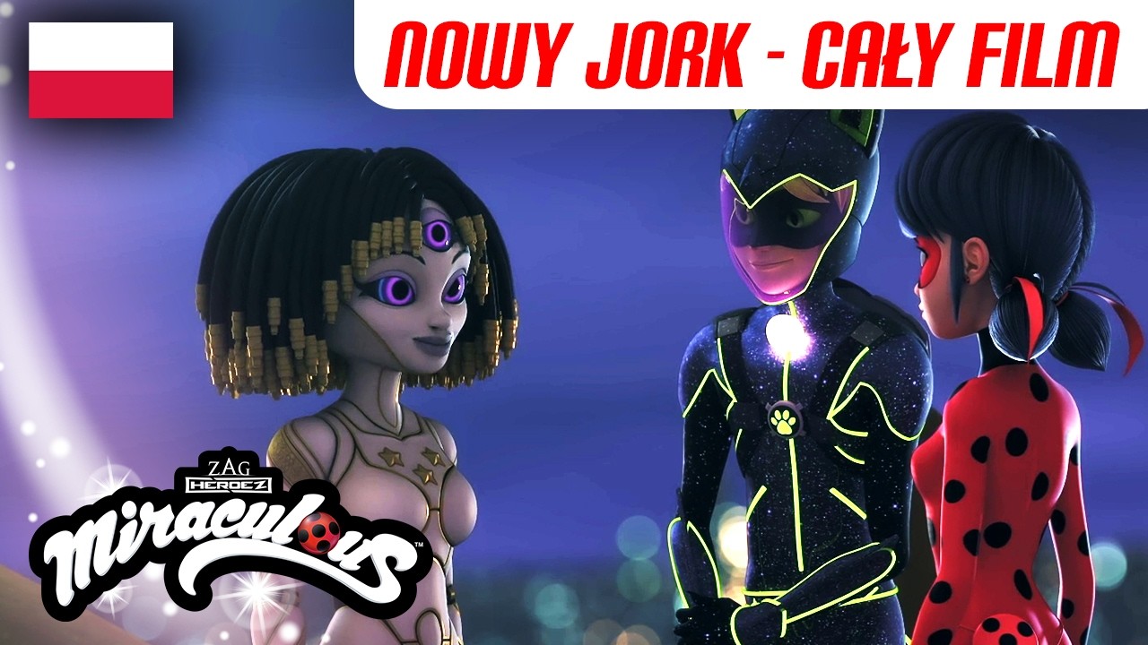 🐞 MIRACULUM: ZJEDNOCZENI HEROSI W NOWYM JORKU – Cały Film PO POLSKU 🇵🇱🐾 | Biedronka i Czarny Kot
