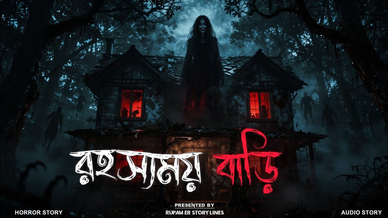 রহস্যময় বাড়ি | horror story | bengali story telling | Audio story | Rupam er story lines