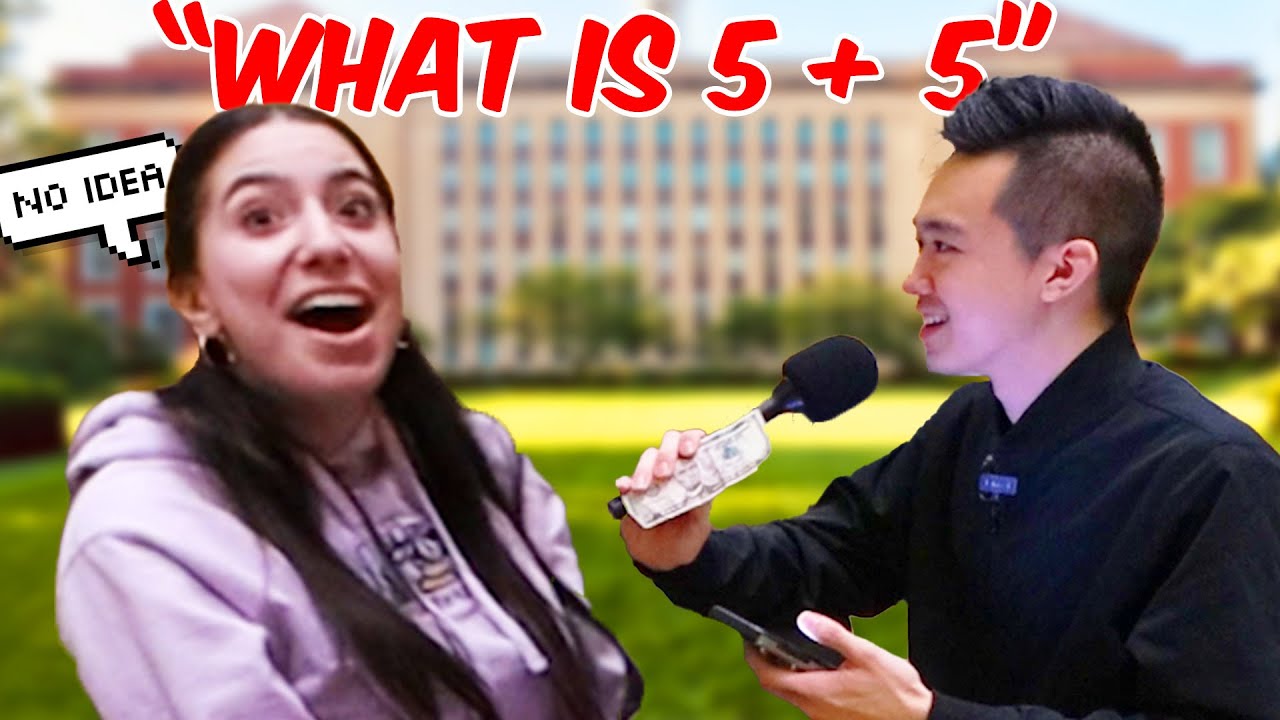 COLLEGE Students FAIL BASIC KNOWLEDGE QUESTIONS! *shocking*