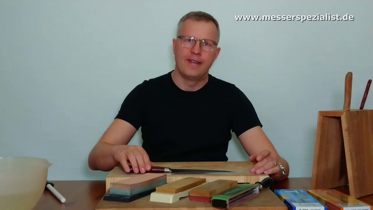 Küchenmesser richtig schärfen - Schleifsteine, Wetzstähle, Keramikstäbe und Abziehleder
