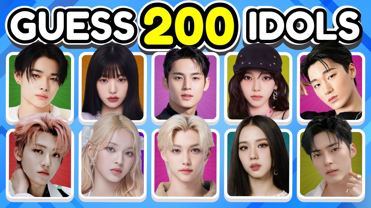 GUESS 200 K-POP IDOLS in 5 Seconds ⏳🔥 | K-Pop Quiz Game 2025