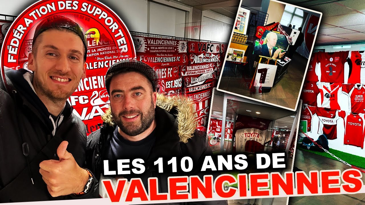 🇫🇷 EXPOSITION | LES 110 ANS DE VALENCIENNES VU PAR LES SUPPORTERS | Vlog 42