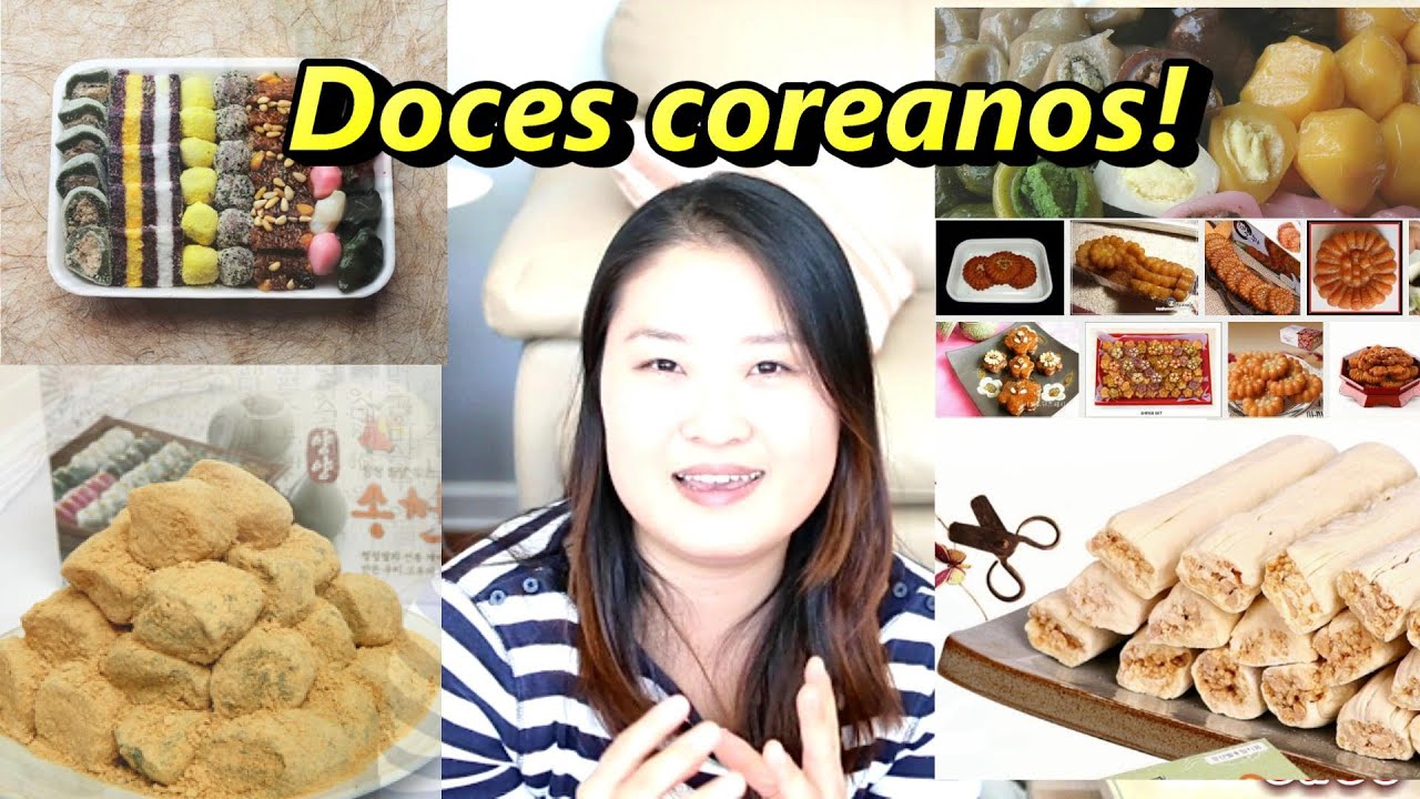 Doces coreanos e receita de tteok (injolmi de microondas)