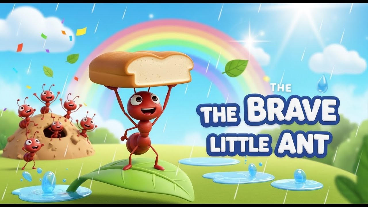 A Brave Little Ant | Kids Poem | The Giggle Tales |