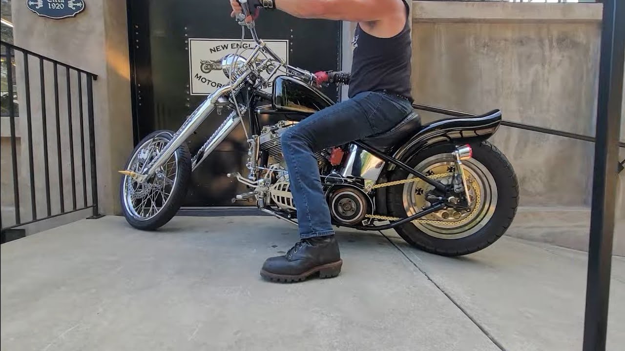 1941 HARLEY-DAVIDSON  KNUCKLE-HEAD SPRINGER FIRE BREATHING CHOPPER