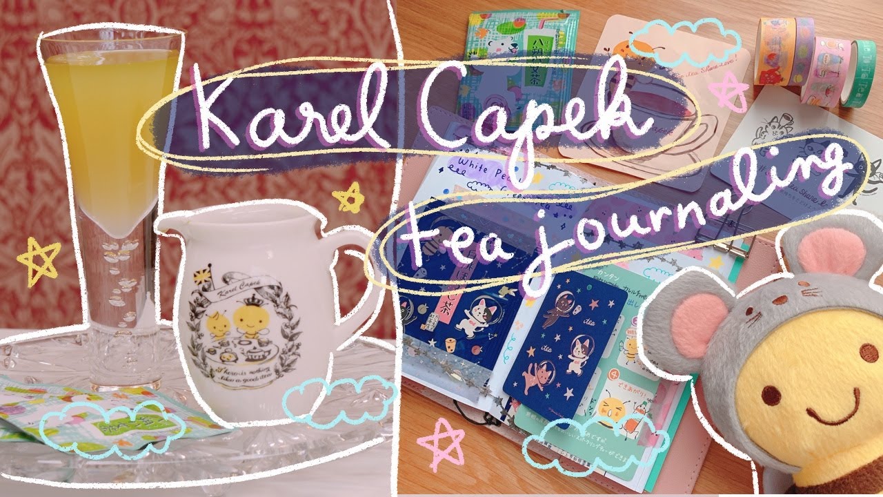 Tea Log Journal With Me + How To Prepare Yummy Karel Capek Tea Drinks 🍵 | Rainbowholic