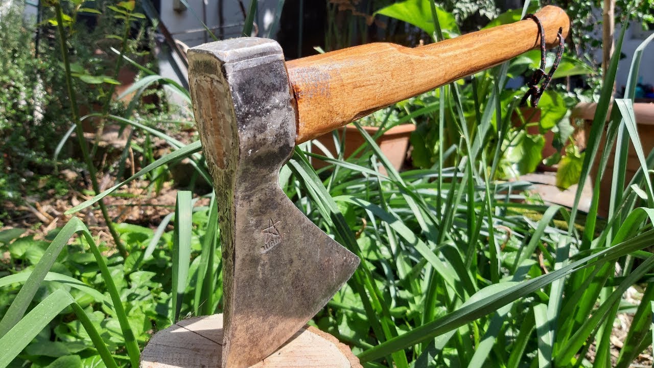 RESTORATION OLD AXE  - restauro accetta bushcraft