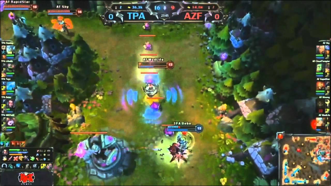 Taipei Assassins vs Azubu Frost game 1 highlights