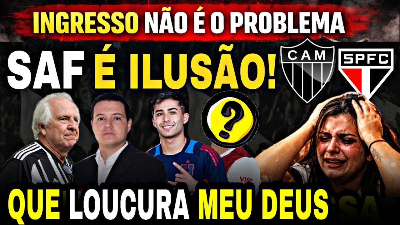 TORCIDA VAI A LOUCURA - BRACKS PROMETEU REFORÇOS - SAF DO GALO EM CRISE - INGRESSOS GALO X SÃO PAULO